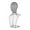 Round Head model, variant on Jewelry Display Necklace Stand Jewelry Display Bust for Necklace Photography 30cmx14cmx57cm