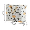 thumbnail image 2 of TIMIFIS Organization And Storage Largecapacity Storage Bag With Handle Largecapacity Storage Bag Foldable Storage Bucket For Quilt Blanket Storage Containers ummer, 2 of 3