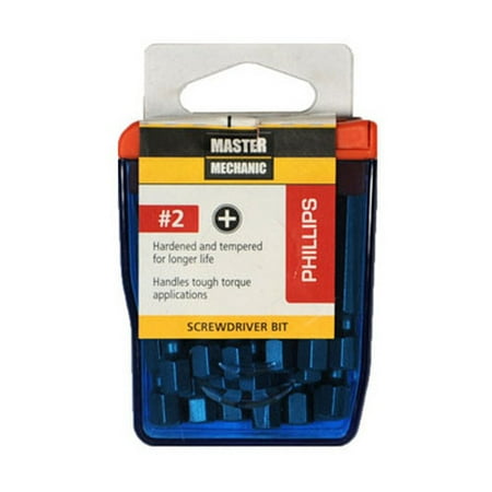 

Master Mechanic 129289 Mm 2 Inch #2 Phil Bit 18 Pack