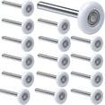 thumbnail image 1 of Lot de 12 Rouleaux de Porte de Garage de 2 Pouces, Rouleau de Porte de Garage en Nylon à Roulement 6200ZZ, pour Portes de Garage Résidentielles et Commerciales, 1 of 7