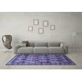 thumbnail image 3 of Ahgly Company Indoor Rectangle Persian Blue Traditional Area Rugs, 5' x 7', 3 of 4