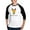 Black/White, variant on CafePress - Festive Chick Baseball Jersey - Cotton Baseball Jersey, 3/4 Raglan Sleeve Shirt