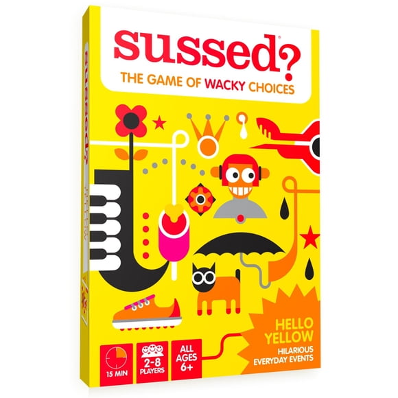Juego de cartas SUSSED The Wacky «¿Qué haría?» Niños mayores de 6 años Sussed SUSSED