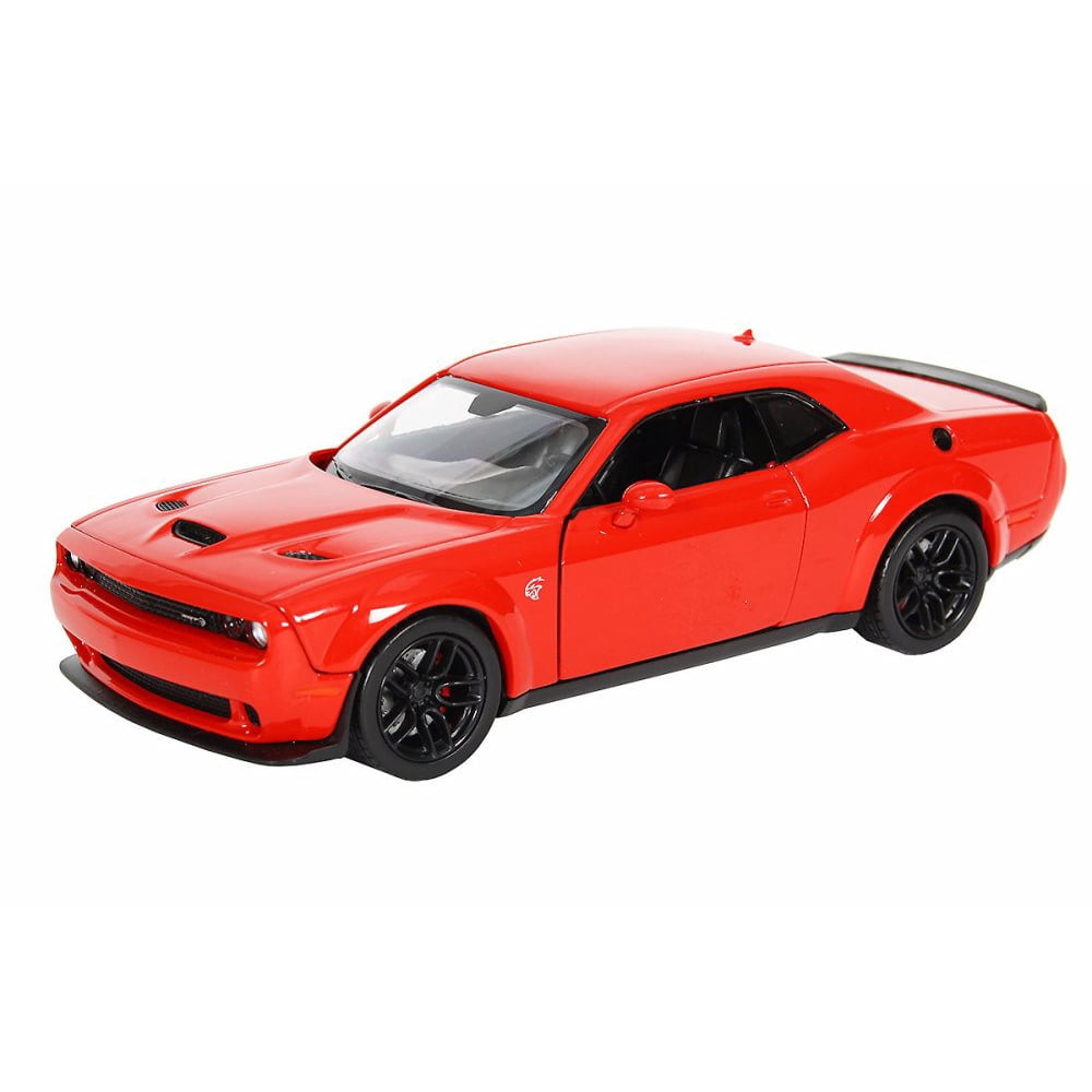 2018 Dodge Challenger SRT Hellcat Widebody, Red - Motor Max 79350R - 1/24 Scale Diecast Model