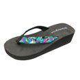thumbnail image 1 of Femmes Dames Mode Été Fleurs Style Bohème Pantoufles Sandales de Plage Chaussures, 1 of 8