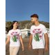 thumbnail image 5 of Womens T Shirts Pink Tulip Crewneck Short Sleeve Shirts for Women Flower Loose Fit Lightweight Casual Tees Tops, 5 of 6