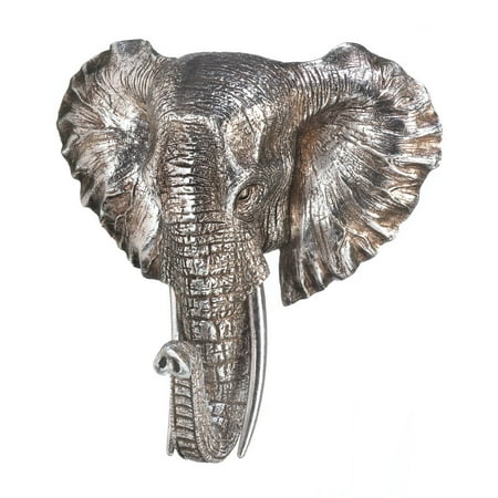 African Elephant Decor Polyresin Bedroom Elephants Decor Silver