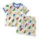thumbnail image 1 of Odeerbi 18M-7Y Niños Niñas Pijamas de Algodón de Verano Manga Corta Tops Pantalones Cortos Conjunto Suave Dinosaurio Imprimir Ropa de Dormir Dos Piezas Pijama Conjuntos, 1 of 5
