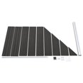 thumbnail image 2 of vidaXL Fence Panel WPC 95x(105-180) cm Grey, 2 of 5
