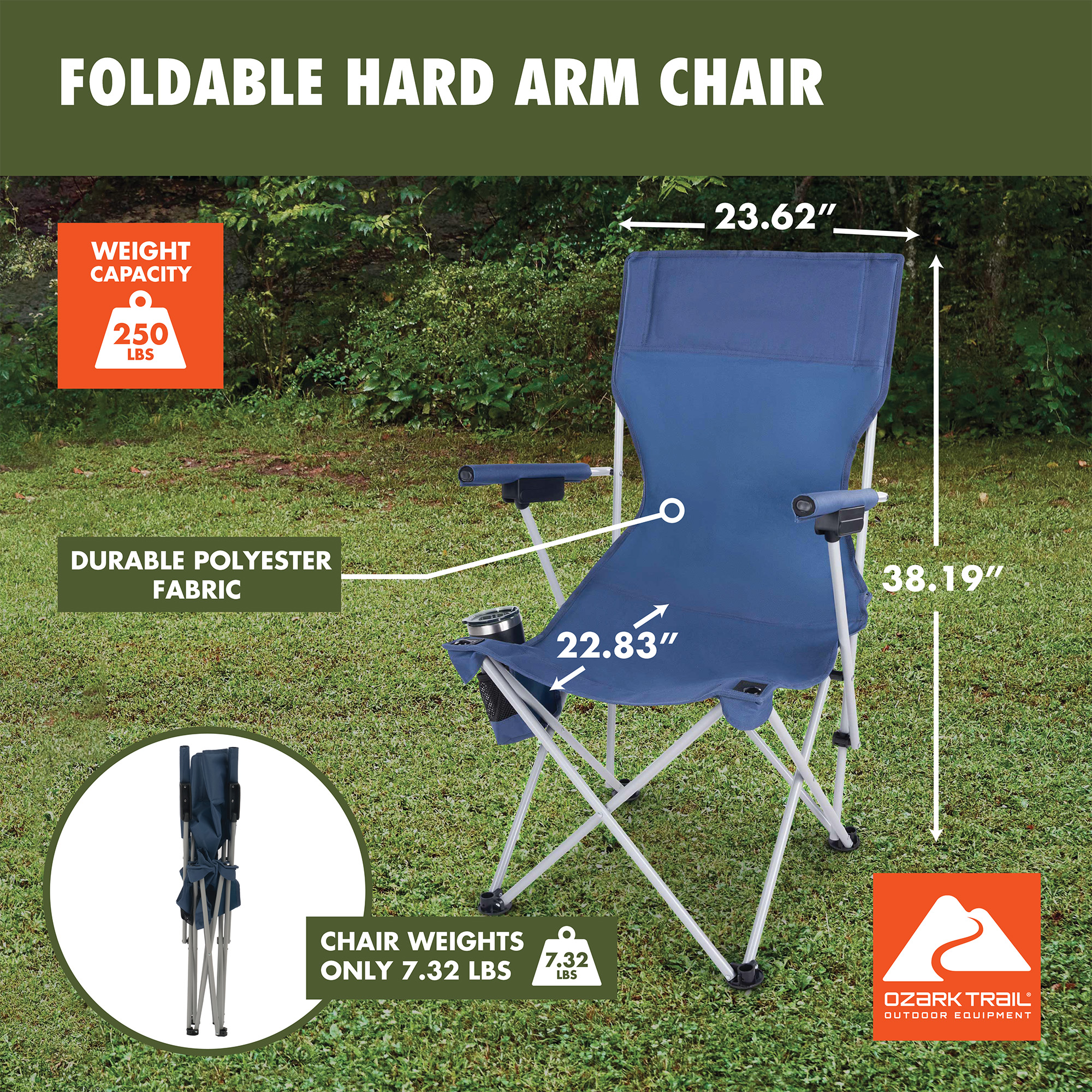 Ozark Trail Hard Arm Camping Chair photo 4