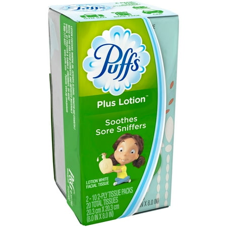 Puffs® Plus Lotion™ White Facial Tissues 2-10 ct Boxes