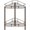 Bronze, variant on PETGLE 2 Tier Floor Standing Corner Shower Caddy Organizer Shelf with Hooks, Bathroom Shelves Stand Rack, Black