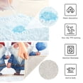 thumbnail image 4 of Toilet Rug Rectangle Bathroom Rugs Non-Slip Soft Plush Machine Washable Contour Bath Mat Gnome with Balloon 24x16, 4 of 9