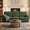 Dark Green, variant on CKEASEAN 81" Moedrn 3-Seater Upholstered Sofa Couches, Oversized Textured Fabric Cloud Couch with Wide/Thick Armrest & Back, Comfy Deep Seat Sofa with Wood Frame, Easy Clean for Living Room, Bedroom