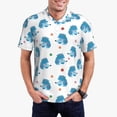 thumbnail image 2 of Balery Cartoon Poodle Dog Printed Men’s Short Sleeve Polo Shirt, Midweight Men's Shirt,Golf Polo shirts -X-Large, 2 of 8