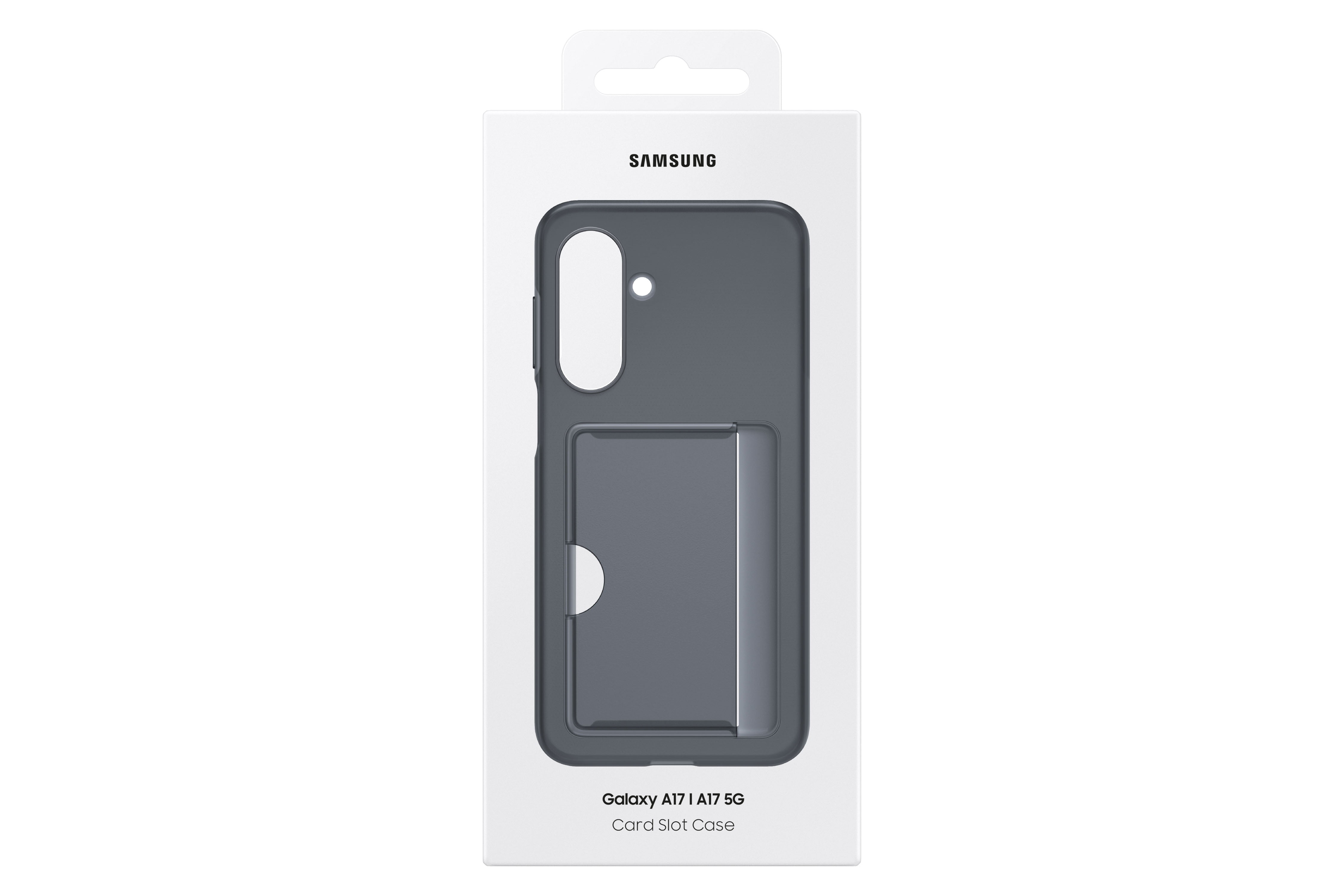 Samsung Galaxy A17 Card Slot Phone Case, Black