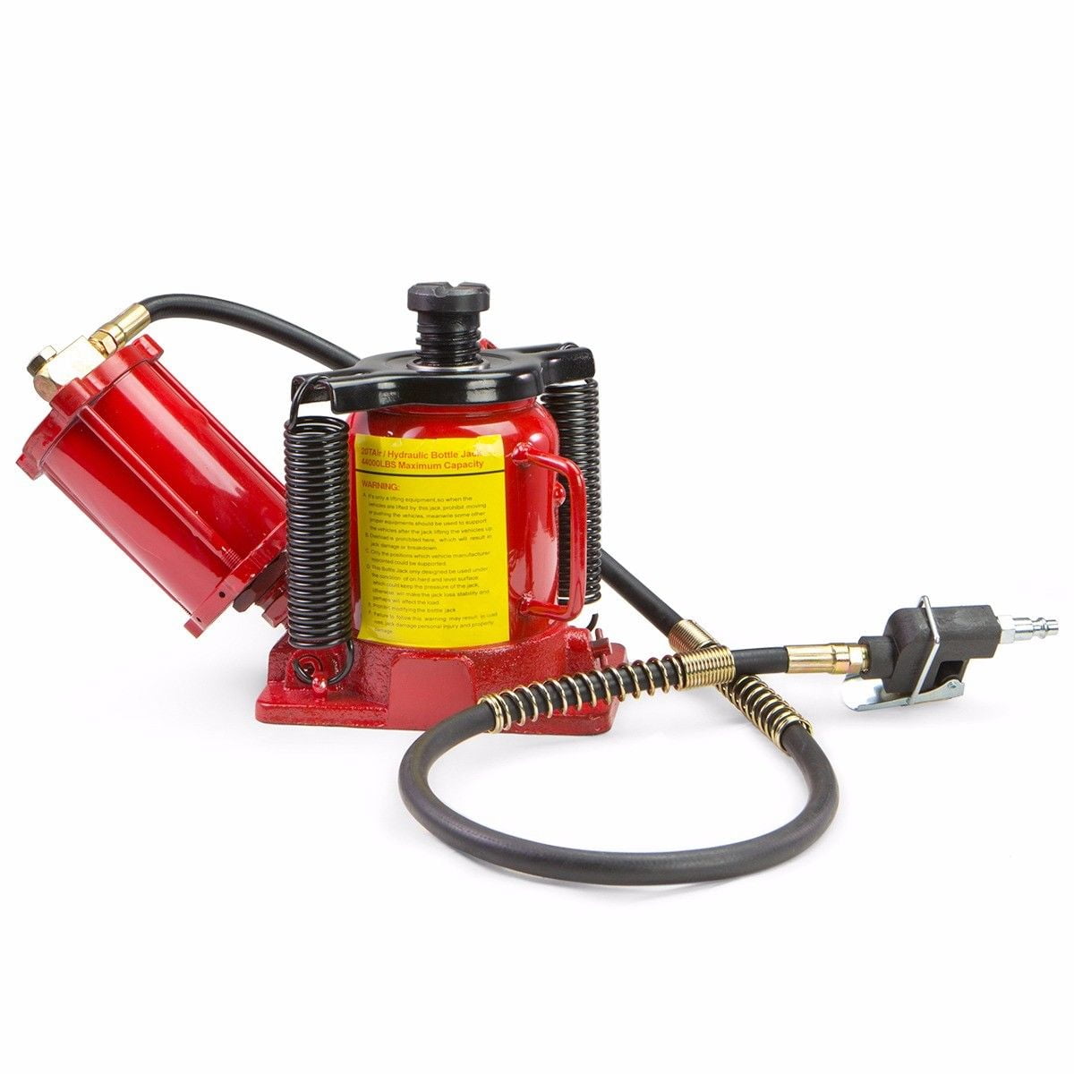Stark Hydraulic 20 Ton Air Bottle Air-Operated Bottle Jack Lift Portable Low Profile Manual Jack Air Jack with Handle