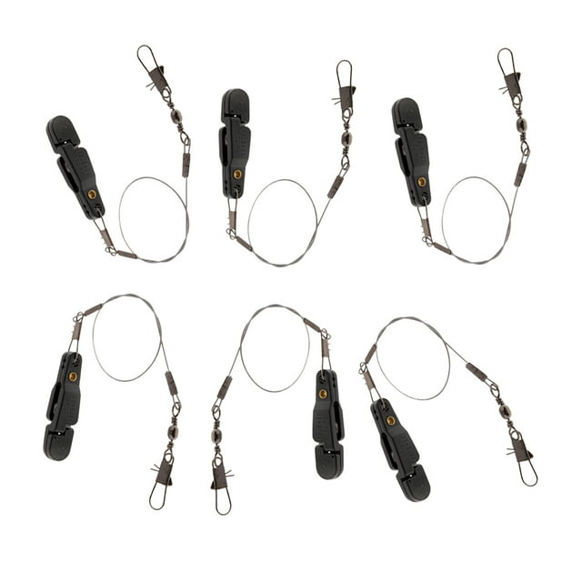 Paquete de 6 Clips de Liberación de Línea con Broches de de Repuesto para Hebilla - para Pesas de Tensión Cola Clip de liberación a presión
