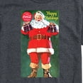 thumbnail image 3 of Coca-Cola - Vintage Santa With Coca Cola Bottles - Men's Short Sleeve Graphic T-Shirt, 3 of 5