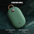 thumbnail image 4 of Chauffe-Mains Électrique 10000mAh Rechargeable Réutilisable et Banque d'Alimentation Chaleur Longue Durée 2 Niveaux de Chauffage pour Maison Extérieur, 4 of 8