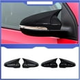 thumbnail image 3 of Applicable to Compatible for VW Golf 6 MK6 GTI GTD 2009-2013 Car Rearview Side Mirror Cover Wing Cap Exterior Door Case Trim Carbon Fiber Look(Gloss), 3 of 3