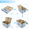 thumbnail image 3 of Caja De Almacenamiento De Ropa Grande Plegable Zefei Wu 9024735055945, 3 of 5
