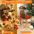 thumbnail image 4 of Nordic Hygge 32FT(16FT*2) Lipstick Rechargeable Fairy Lights, Warm White, 4 of 8