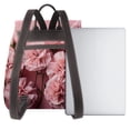 thumbnail image 3 of Yiaed Delicate Pink Carnations Print Laptop Backpack for Women Slim Computer Bag Work Travel College Backpack Purse Fits 14 Inch Notebook, 3 of 4