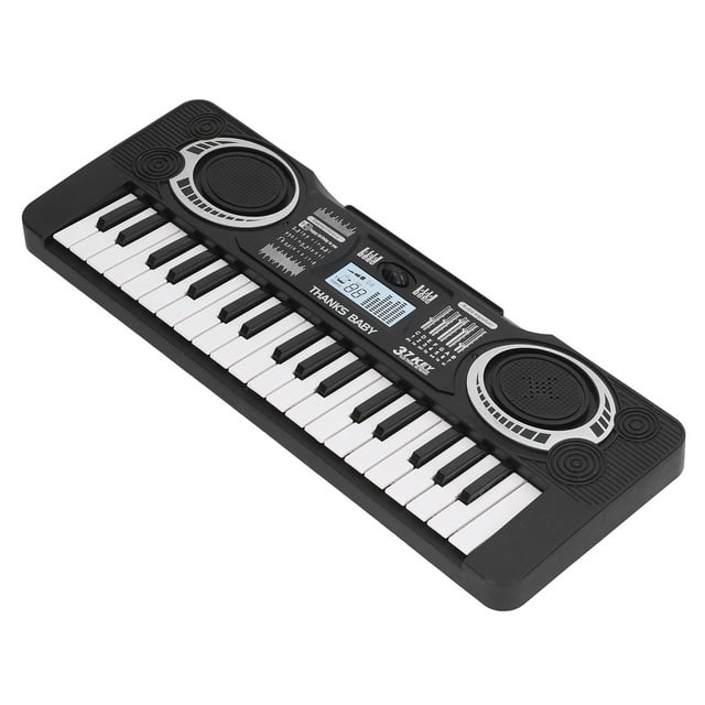Electric Piano Keyboard, Electric Piano Toy Master Hand Eye Coordination Multi Function Develop Playing Skills Edge Safe ABS For Home