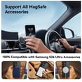 thumbnail image 2 of DOMAVER Samsung Galaxy S26 Ultra Case 6.9 Inch, MagSafe Compatible Matte Translucent Cover, Slim Shockproof Protective - Black, 2 of 8