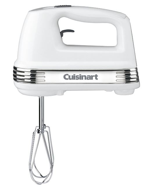 Cuisinart Power Advantage PLUS 5-Speed 220-Watt Hand Mixer, White 