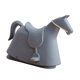 thumbnail image 5 of Mecedora con forma de caballo, taburete mecedora artesanal, juguetes creativos para montar, mecedora para niños, juguete para interior, dormitorio, Azul, 5 of 8