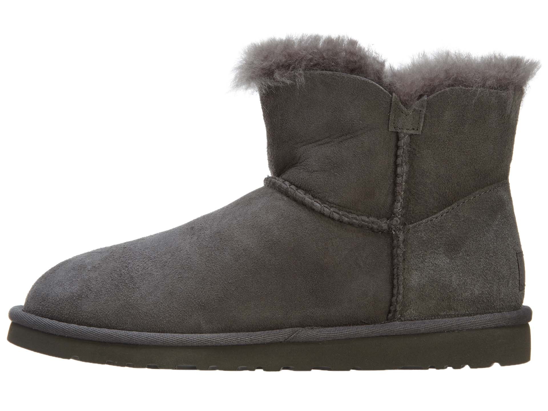 Womens Mini Bailey Button Grey Boot 3352W-GREY - Walmart.com