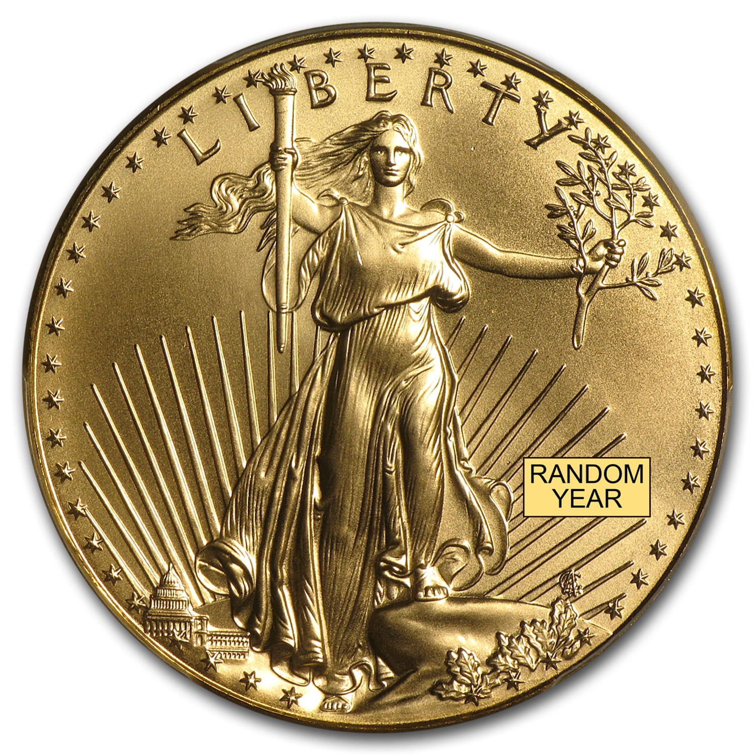1 oz American Gold Eagle MS-69 PCGS (Random Year)
