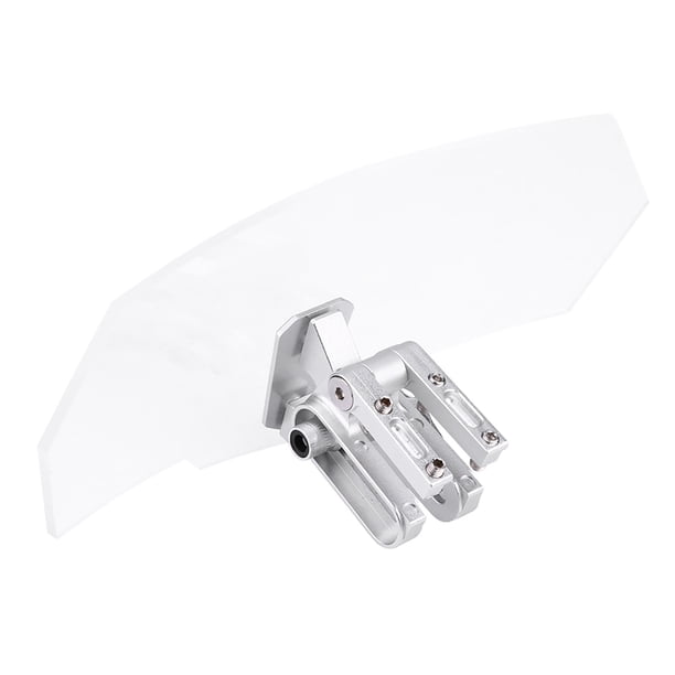 Deflector de viento Ecomeon para motocicleta universal ajustable Kawasaki/Honda Color como se muestra Tamaño 270 x 120 x 44 mm