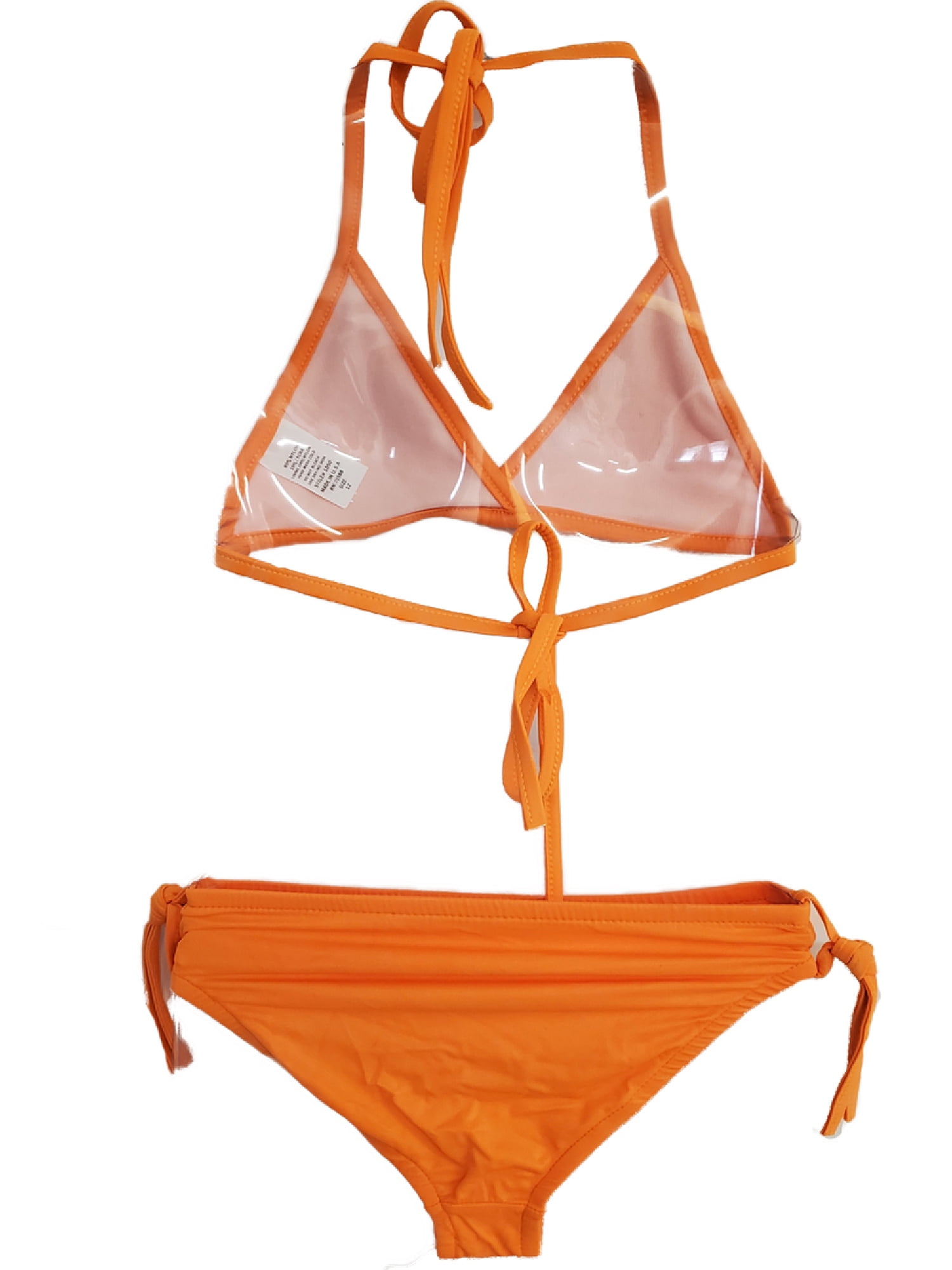 orange 2 piece swimsuit