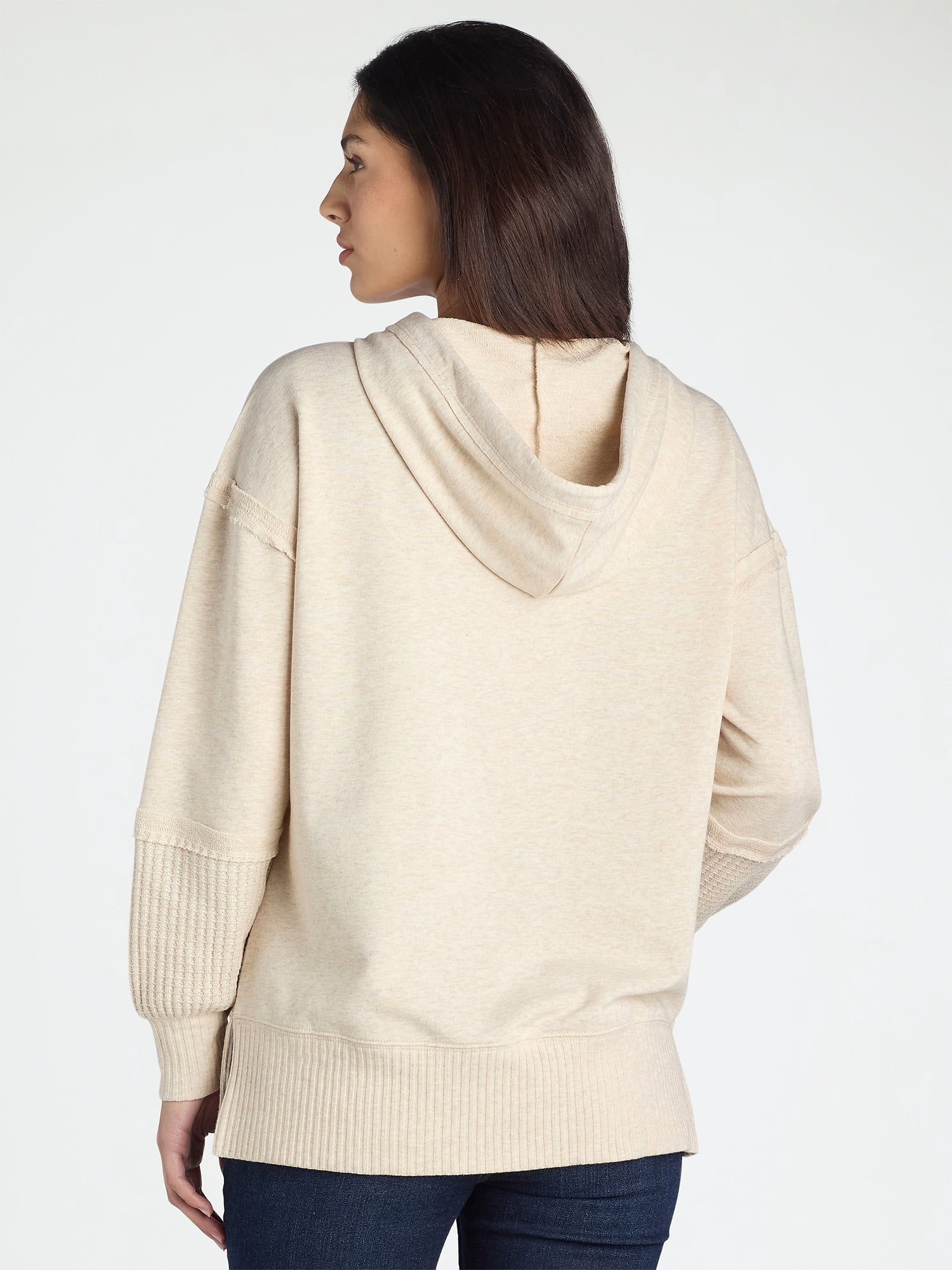 Time And Tru Women's Waffle Hoodie, Sizes XS-XXXL