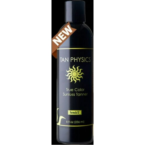 Tan Physics True Color Sunless Self Tanner Formula 12 Sun Less Tanning Lotion 8 Oz