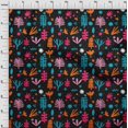 thumbnail image 4 of oneOone Cotton Poplin Dark Peach Fabric Kids Fabric For Sewing Printed Craft Fabric By The Yard 42 Inch Wide, 4 of 4