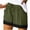 Army Green, variant on Women's Shorts Patchwork Drawstring Elastic Waist Summer Casual Travel Shorts with Pockets