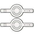 thumbnail image 1 of Hyasfey 2 Pcs Élingue en Silicone pour Four Hollandais Tapis de Cuisson Antiadhésif Réutilisable avec Longues Sangles Support de Pot Résistant à la Chaleur, 1 of 1