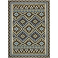 thumbnail image 4 of SAFAVIEH Veranda Johann Geometric Indoor/Outdoor Area Rug, Green/Chocolate, 2' x 3'7", 4 of 10