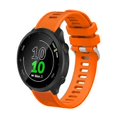 thumbnail image 1 of For Garmin Forerunner 245 Music 20mm Silicone Twill Watch BandOrange, 1 of 5