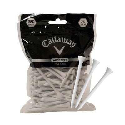 Callaway 3.25" Wood Golf Tees - White