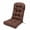 Dark Brown, variant on GKXLH Outdoor Adirondack Chair Cushions, Water Resistant Patio Rocking Chair Cushion, Non-Slip High Back Patio Pads with Ties (43" x 19" x 3", Light Gray, 1 Pack)