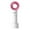 White/Pink, variant on IDOLCO USB Rechargebale Handheld Fan, 1200 mAh Bladeless Mini Portable Fan with Base [White/Pink]