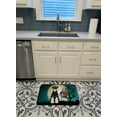 thumbnail image 3 of Carolines Treasures BB2223RUG Halloween Scary Standard Schnauzer Machine Washable Memory Foam Mat, 3 of 4