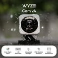 thumbnail image 6 of WYZE Cam v4 Security Camera Bundle with FREE 32gb MicroSD Card, 2.5K WiFi, Indoor/Outdoor Camera for Home Security, Pet Camera/Baby Monitor, Motion Activated Spotlight/Siren, Color Night Vision, 2-Wa, 6 of 7