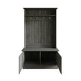 thumbnail image 2 of CASTLE PLACE Classic Multipurpose Hall Tree with Bench, Dark Grey, 2 of 7
