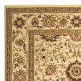 thumbnail image 7 of SAFAVIEH Lyndhurst Victoria Traditional Floral Area Rug, Ivory, 6' x 6' Square, 7 of 7